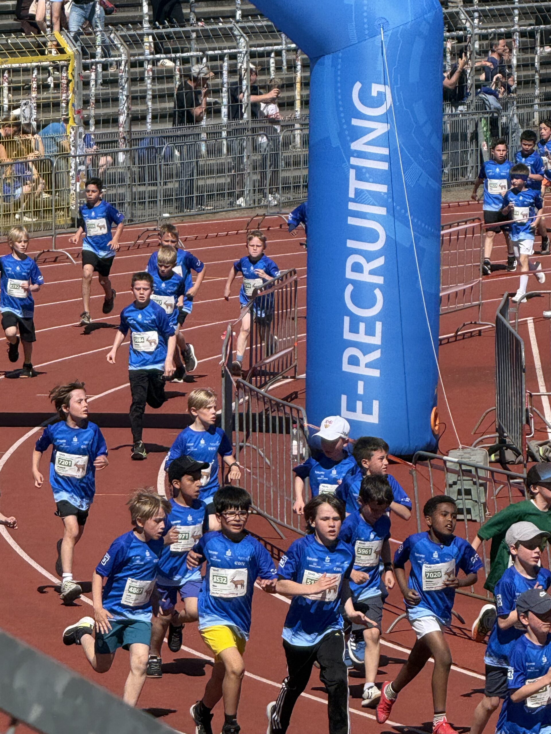 Wettlauf in die Ziellinie